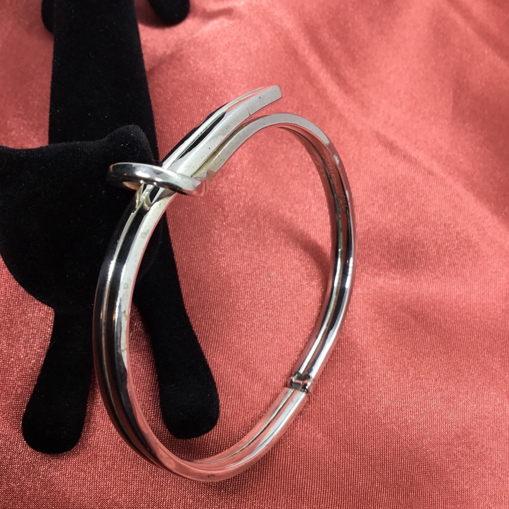 Sterling Silver Buckle Bracelet